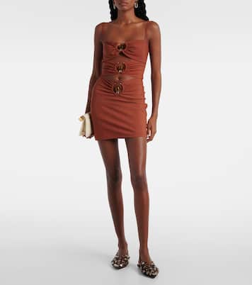 Abito corto Pierced Orbit con cut-out | Christopher Esber