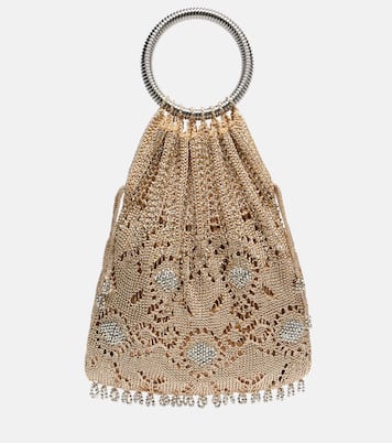 Beaded crochet lamé tote bag | Rabanne