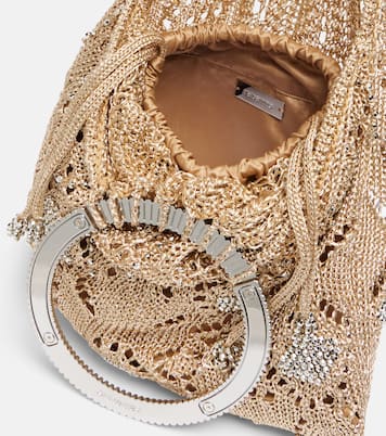 Beaded crochet lamé tote bag | Rabanne