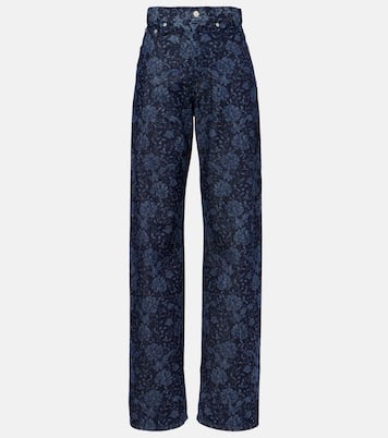 Jeans a gamba larga con stampa | Dries Van Noten