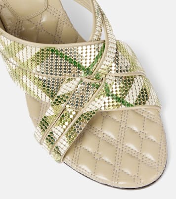 Cabana 90 Burberry Check mules | Burberry