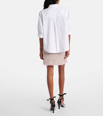 Bow-detail cotton poplin shirt | Valentino
