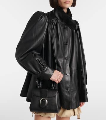 Sac Brillant Mini en cuir | Delvaux
