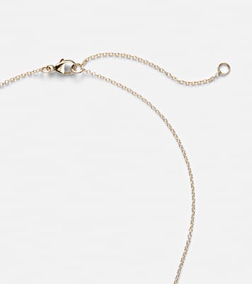 14kt gold chain necklace with tourmaline | Stone and Strand