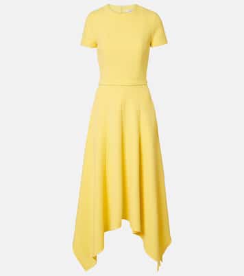 Midikleid Okimi aus Crêpe | Safiyaa