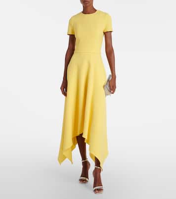Midikleid Okimi aus Crêpe | Safiyaa