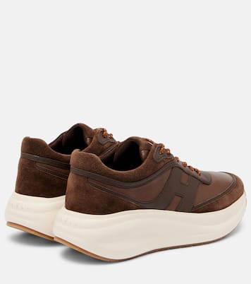 Baskets Hogan H696 à plateforme en cuir | Hogan
