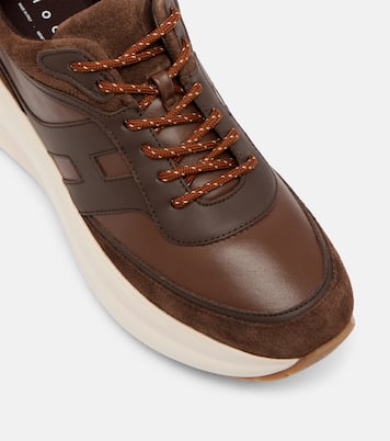 Baskets Hogan H696 à plateforme en cuir | Hogan