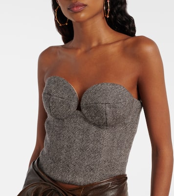 Wool-blend corset | Magda Butrym