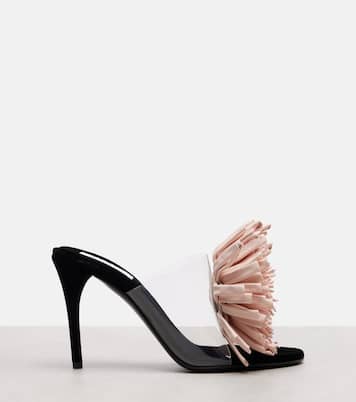 Asymmetric 90 leather sandals | Alaïa