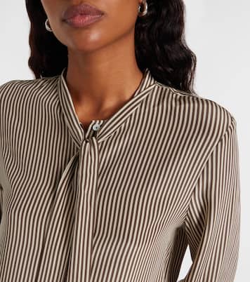 Striped silk shirt  | Nili Lotan