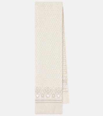Lucerne Fair Isle cashmere scarf | Khaite