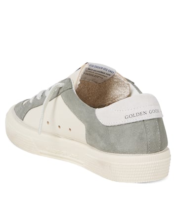 Sneakers May aus Leder und Veloursleder | Golden Goose Kids