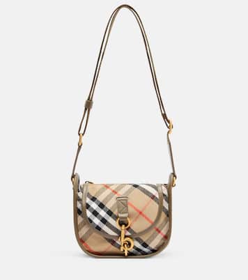 Bolso al hombro Clip Messenger Medium con piel | Burberry
