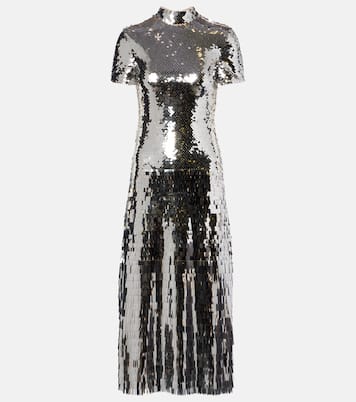 Sequined midi dress | Self-Portrait