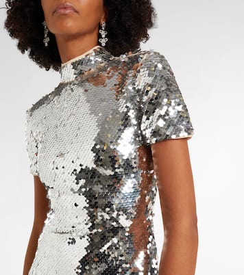 Sequined midi dress | Self-Portrait