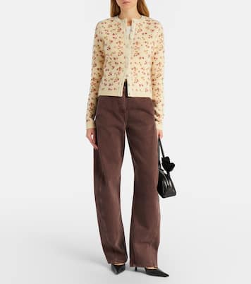 Wool, silk, and cashmere cardigan | Magda Butrym