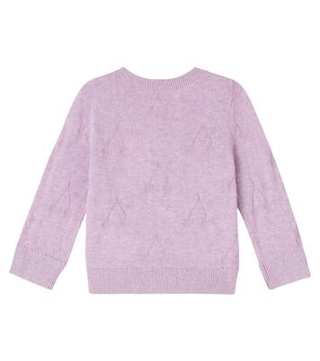 Baby Teyana cotton and cashmere cardigan | Bonpoint