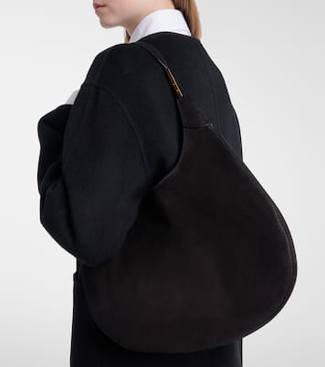 Florence Large suede shoulder bag | Savette