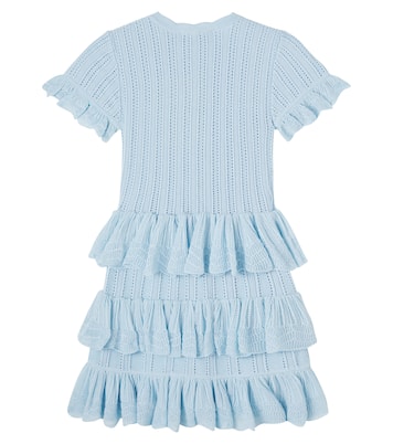 Robe en pointelle à fleurs | Self-Portrait Kids