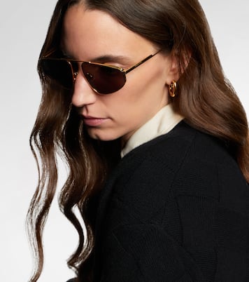 Light Ribbon飞行员太阳镜 | Bottega Veneta