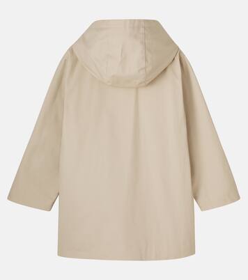 Hooded cotton trench coat | Konges Sløjd