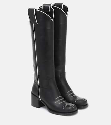 Western knee-high boots | Miu Miu
