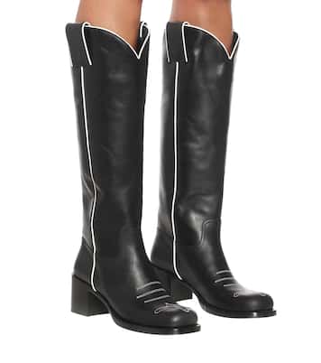 Western knee-high boots | Miu Miu