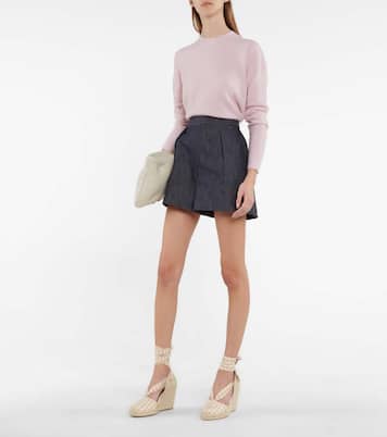 Stevie checked espadrille wedges | Altuzarra