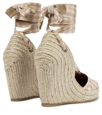 Stevie checked espadrille wedges | Altuzarra