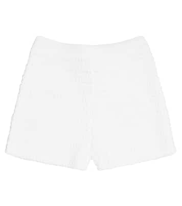 Shorts in crochet di cotone con ricamo | Stella McCartney Kids