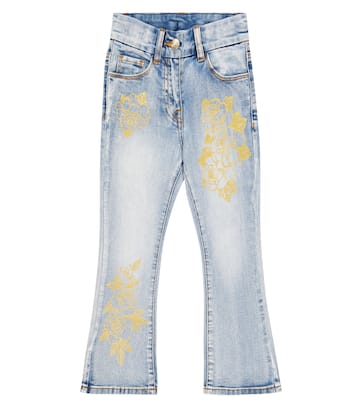 Jeans flared con stampa | Monnalisa
