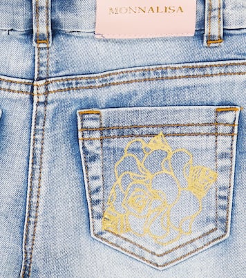 Jeans flared con stampa | Monnalisa