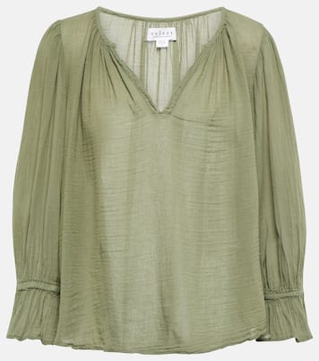 Blusa Dita in garza di cotone | Velvet