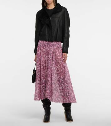 Lederjacke Acacilo mit Shearling | Isabel Marant