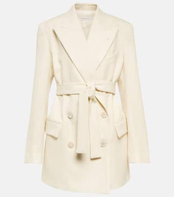 Blazer in lana con cintura | Dries Van Noten