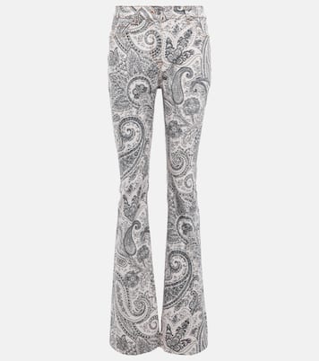 Paisley printed flared jeans | Etro