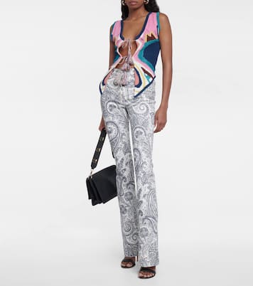 Paisley printed flared jeans | Etro