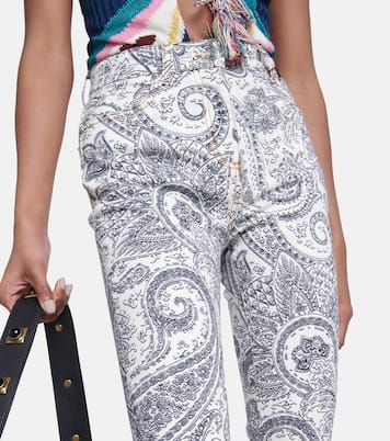 Paisley printed flared jeans | Etro