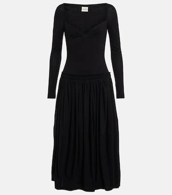 Cotton jersey midi dress | Khaite