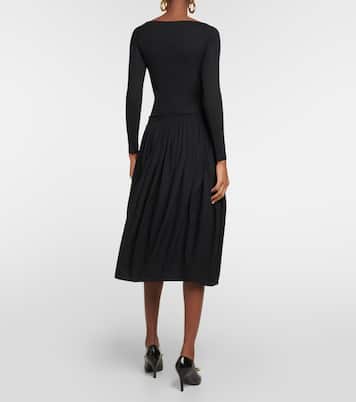 Cotton jersey midi dress | Khaite