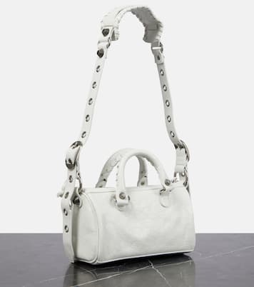 Le Cagole Mini leather duffel bag | Balenciaga