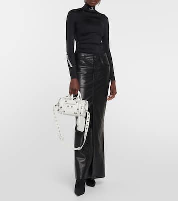 Le Cagole Mini leather duffel bag | Balenciaga
