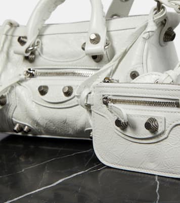 Le Cagole Mini leather duffel bag | Balenciaga