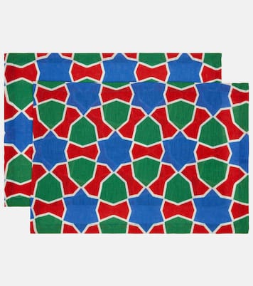 Tiles set of 2 placemats | Cabana