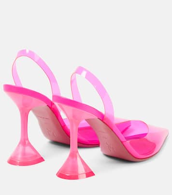 Slingback-Pumps Holli Glass | Amina Muaddi