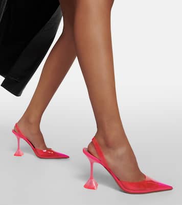 Slingback-Pumps Holli Glass | Amina Muaddi