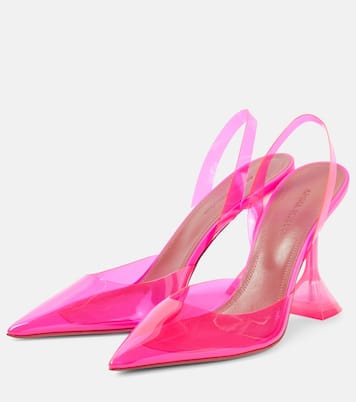 Slingback-Pumps Holli Glass | Amina Muaddi