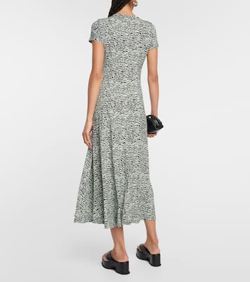 White Label zebra-print keyhole maxi dress | Proenza Schouler
