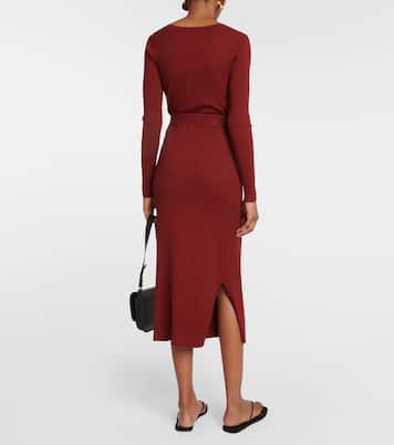 Leisure - Gonna midi Orosei in maglia | Max Mara